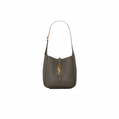 YSL LE 5 À 7 SUPPLE BABY IN GRAINED LEATHER 809461AADUU3212 (16*15*7cm)